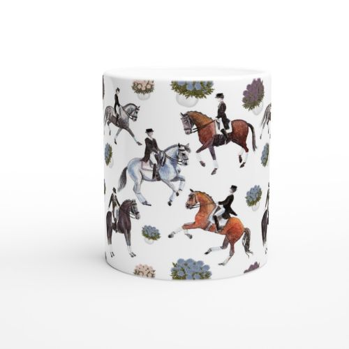 Dancing Dressage Horses Mug